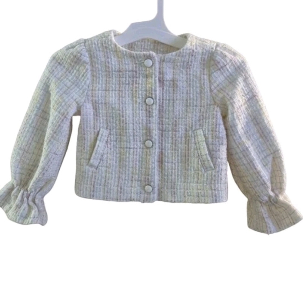 Janie and Jack Multicolor Tweed Jacket
